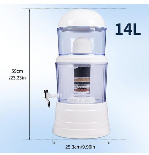 14l alkaline water - 14l, dispenser