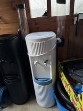 White water dispenser with tap