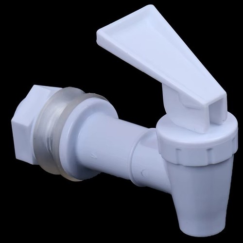 White plastic water dispenser - white,