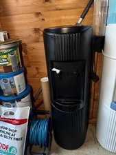 Black water dispenser with tap