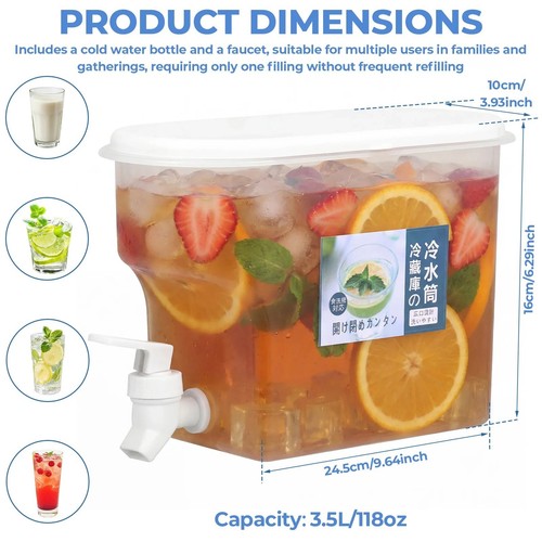 Jug with tap cold water - 3.5l,